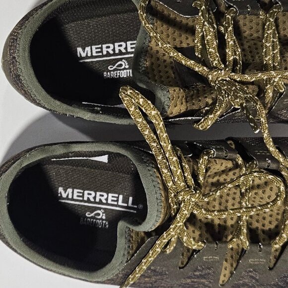 Merrell Vapor Glove 5 Men’s 10 Minimalist Running Shoes Vibram Green - Picture 7 of 9